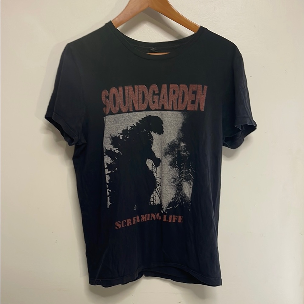 Black Soundgarden Graphic T-Shirt